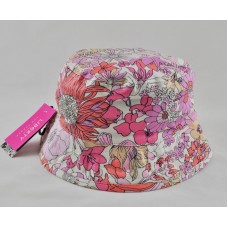 Liberty of London for Target Beach Bucket Hat SIXTY Ivory Pink Lavender Floral  eb-13631115